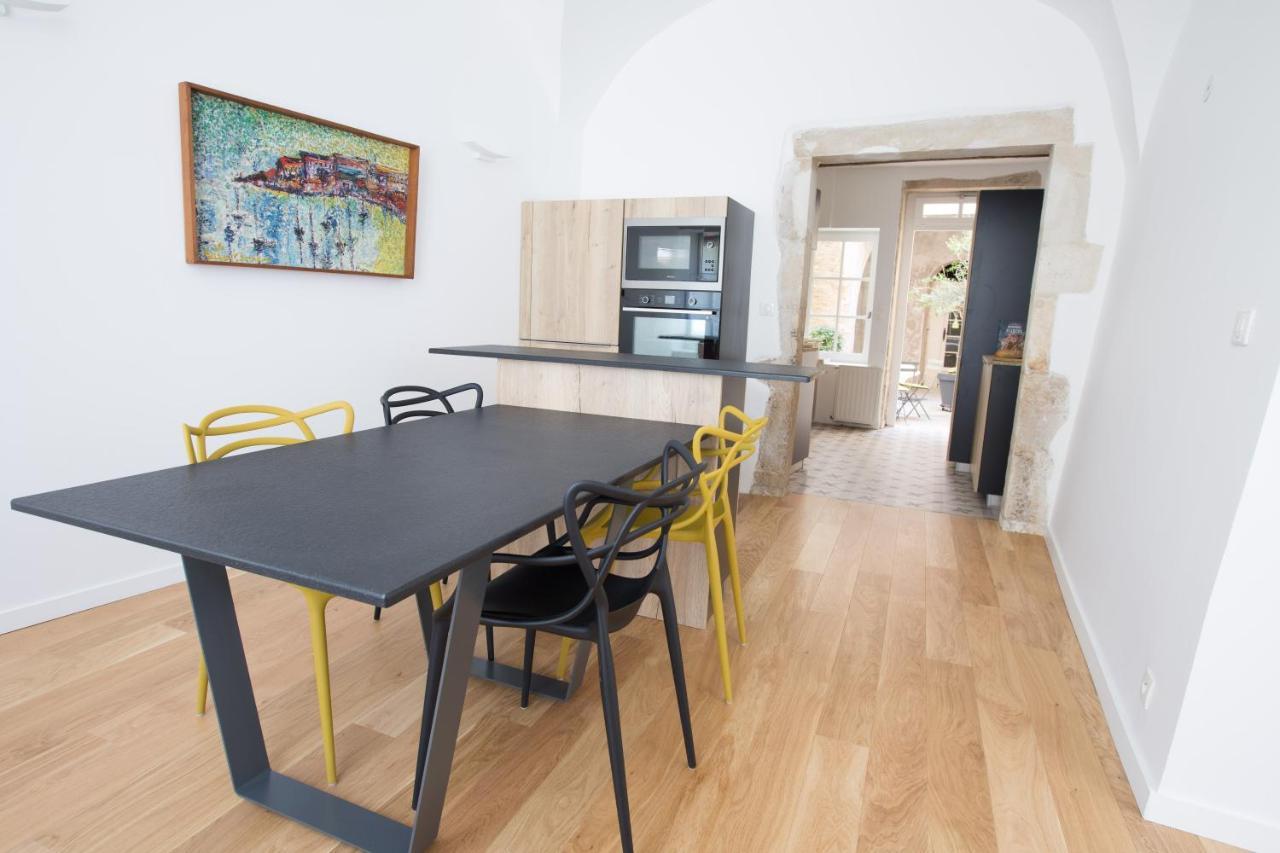L'Aubertine - Appartement Hypercentre Avec Terrasse Бон Екстериор снимка
