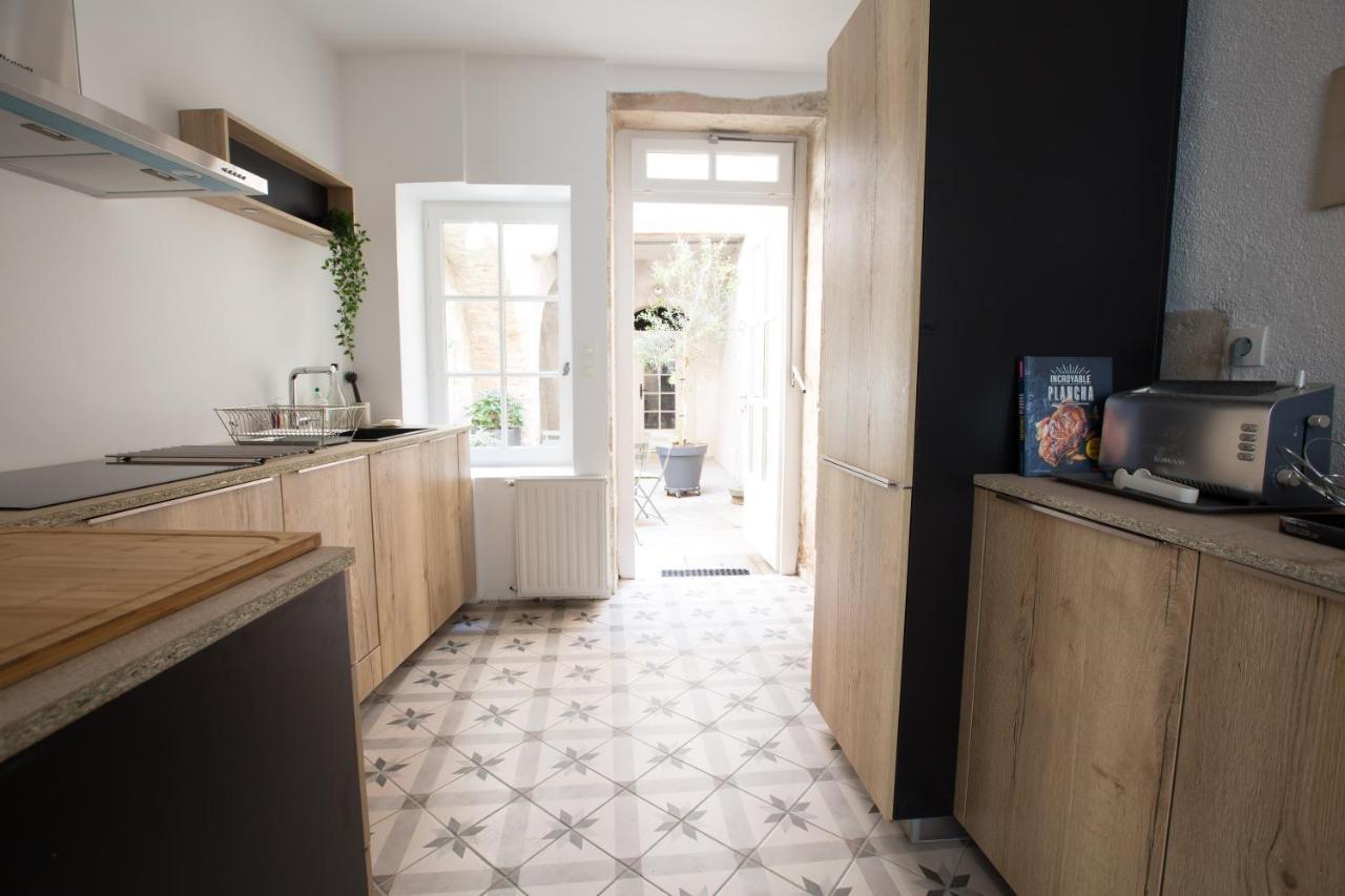 L'Aubertine - Appartement Hypercentre Avec Terrasse Бон Екстериор снимка